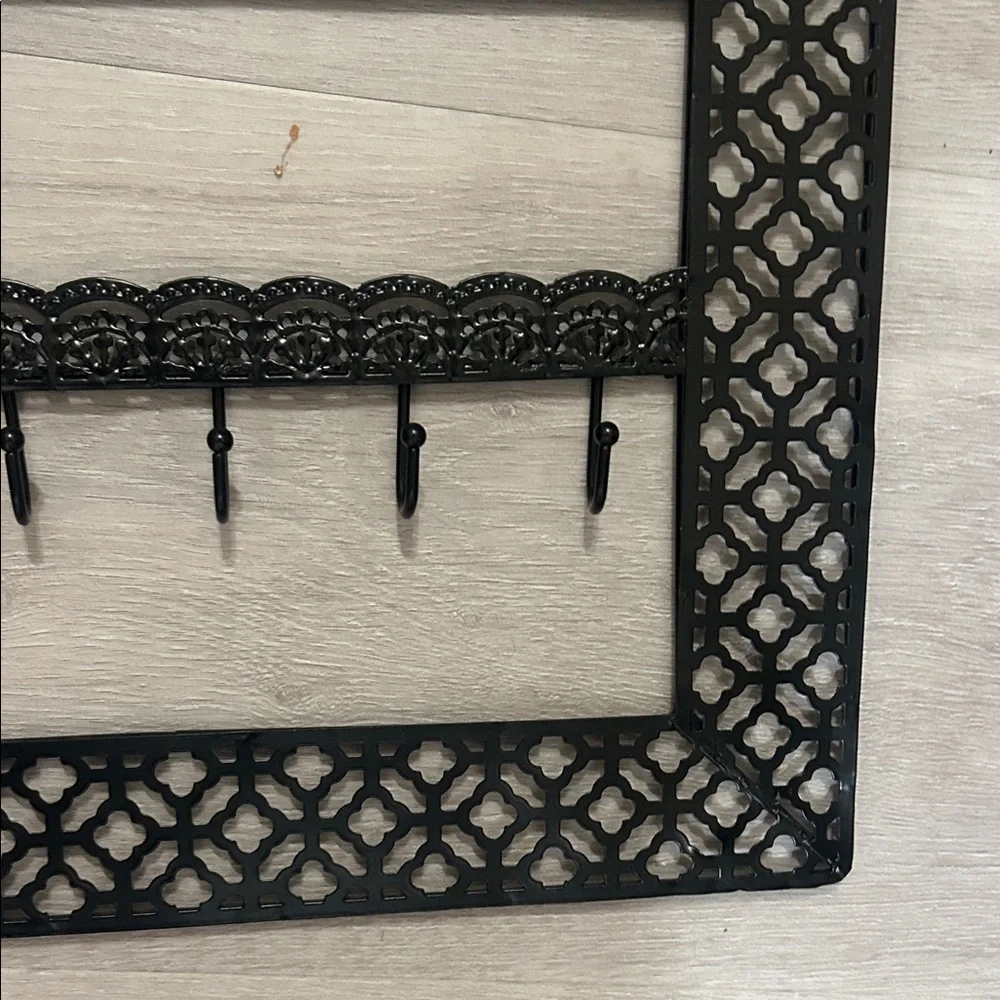 Black jewelry holder Hooks